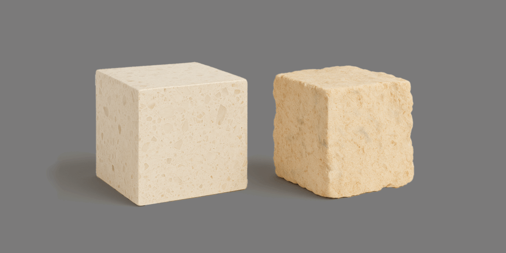 Pedra Natural Vs Pedra Artificial